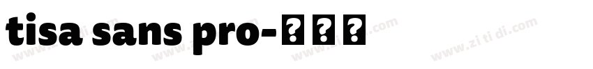 tisa sans pro字体转换